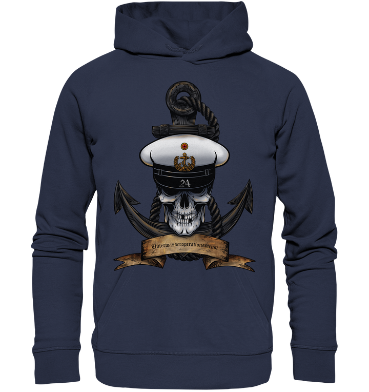 "Marine 24 - Unterwasseroperationsdienst" - Premium Unisex Hoodie